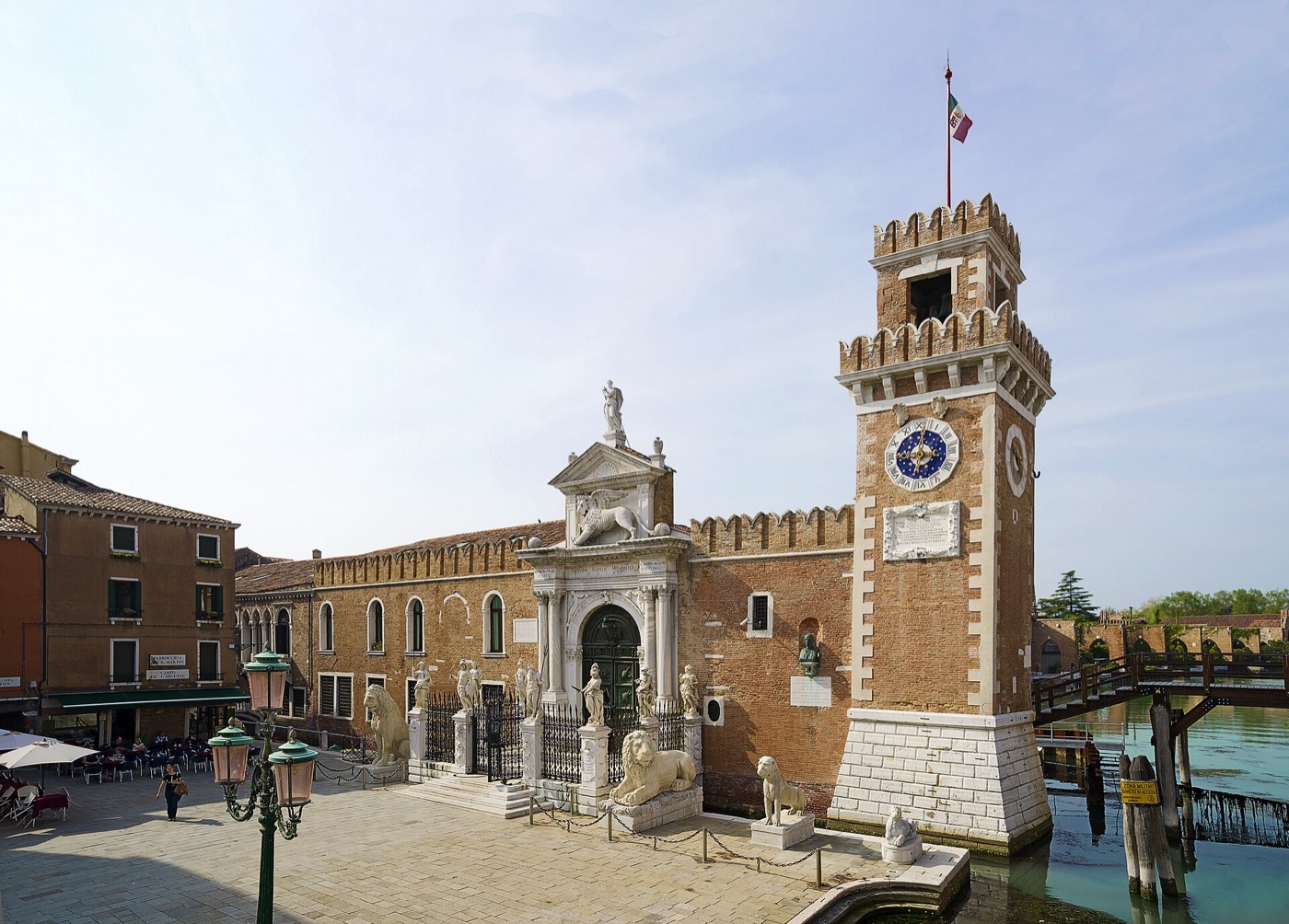 The Porta Magna, the great Renaissance gateway of the Arsenale