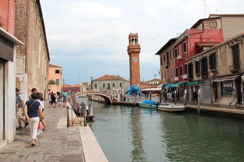 The Rio dei Vetrai canal on Murano