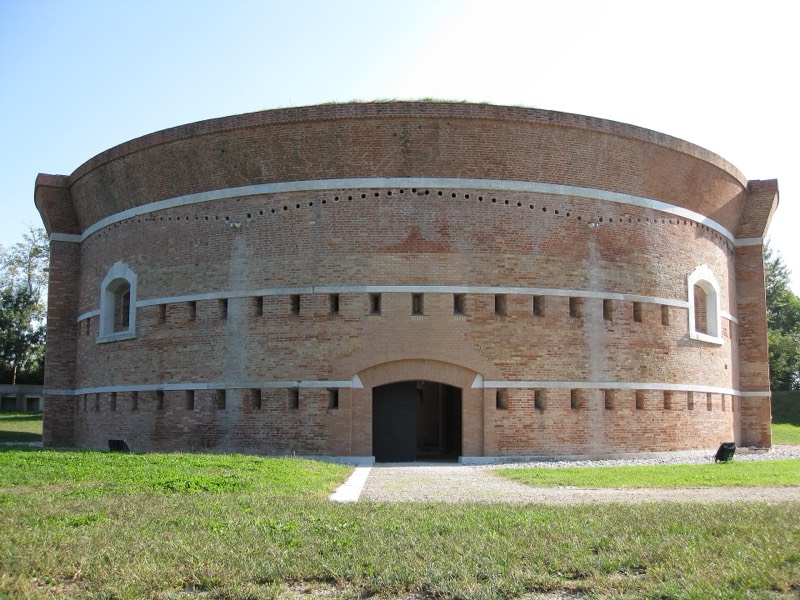 The Torre Massimiliana fort on Sant’Erasmo